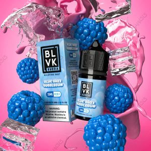 جویس سالت بی ال وی کا طعم آدامس تمشک و یخ BLVK Blue Razz Bubblegum Ice